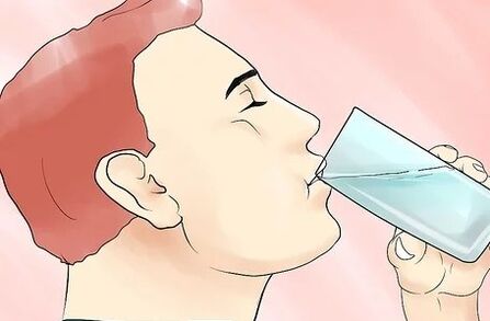 Trinken Sie viel Wasser, um Giftstoffe zu entfernen
